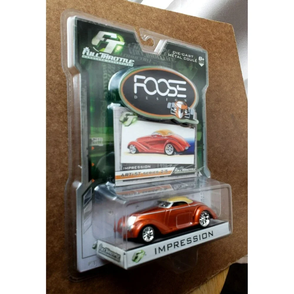 2006 JL FULL THROTTLE IMPRESSION Orange FOOSE DESIGN ARTIST SERIES #2/5 Die-Cast